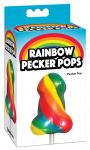 Bachelorette Party Rainbow Pecker Sucker Lolli Pop - LGBT Bachelor Party Penis Candy